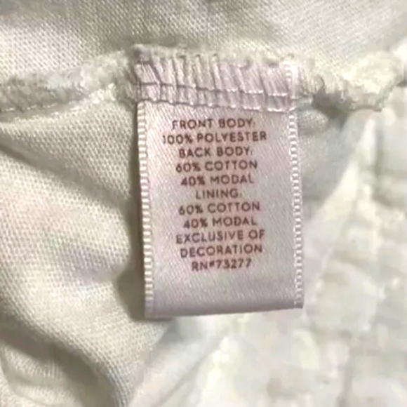 LC Lauren Conrad Women's Blouse Top Cap Sleeve Polkadot Classic Size Medium - Picture 5 of 5